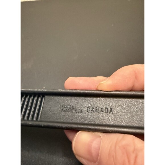 Vintage T-Fal Black Plastic Soup Ladle Kitchen Utensil Heat-Resistant Spoon - Picture 4 of 5